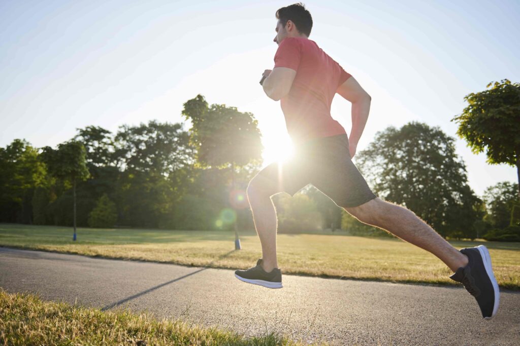Hombre corriendo
